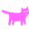 Pink Running Cat Icon.gif